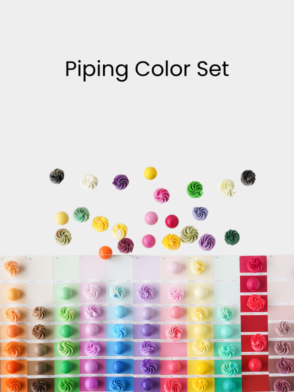 Piping Color Set ∙ Non-Penetrating Liquid Dye ∙ 16 Colors