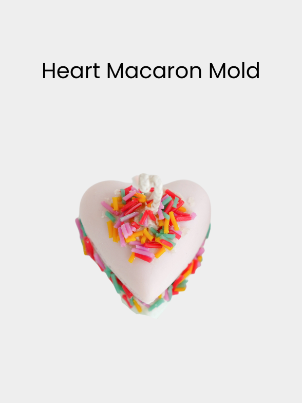 Heart Macaron Mold ∙ Set of 2