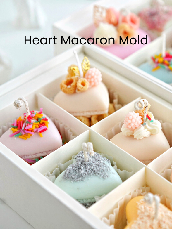 Heart Macaron Mold ∙ Set of 2