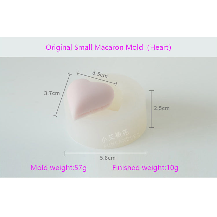 Heart Macaron Mold ∙ Set of 2