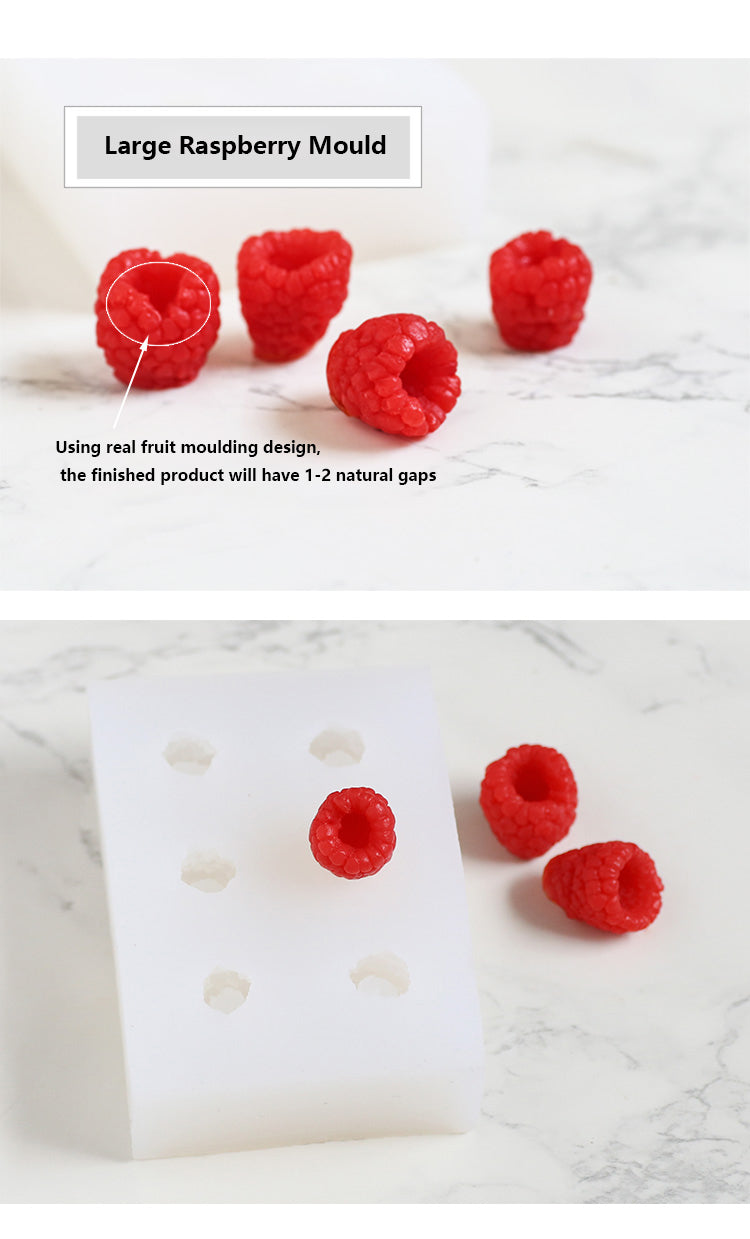 Fresh Raspberry Molde Raspberry Mold — FUNCANDLES