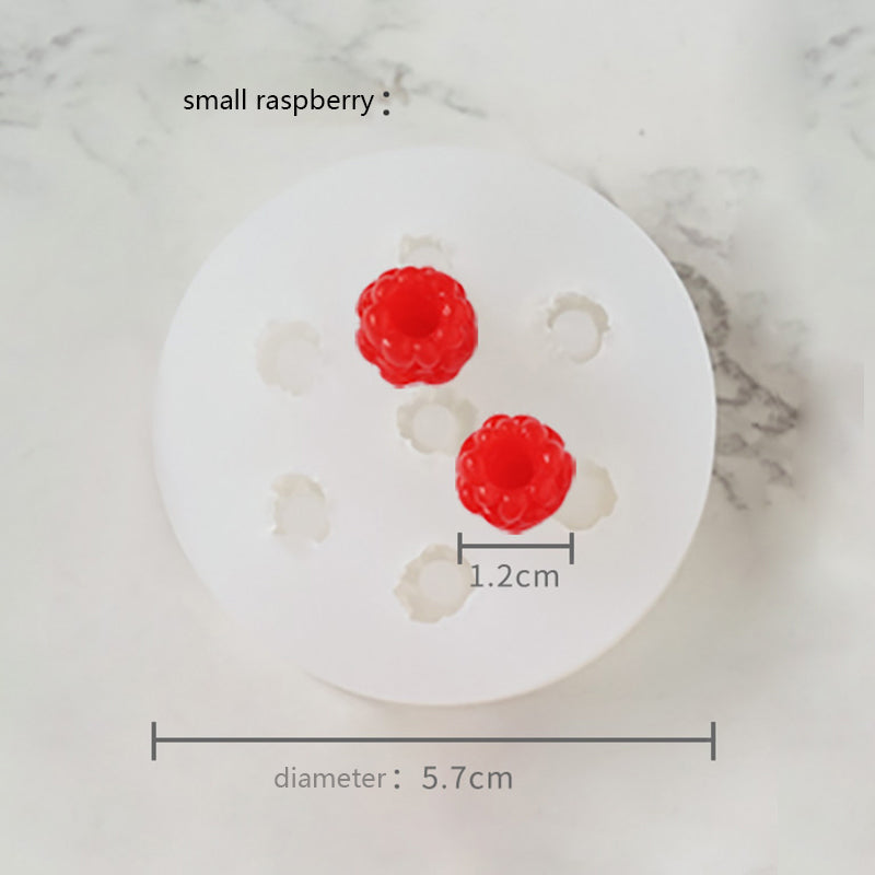 Fresh Raspberry Molde Raspberry Mold — FUNCANDLES